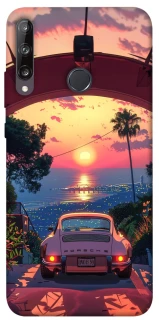 Чехол на Huawei P40 Lite E Porsche at sunset фото 1 из 1