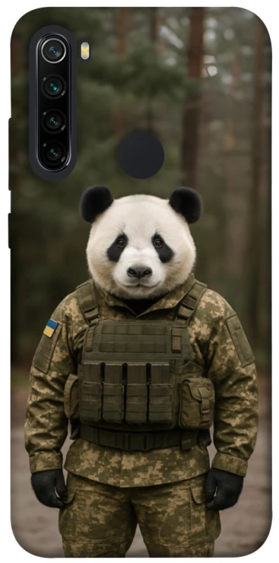 Чехол на Xiaomi Redmi Note 8 Панда защитник фото 1 из 1