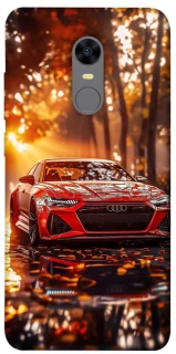 Чехол на Xiaomi Redmi 5 Plus / Redmi Note 5 (Single Camera) Audi at sunset фото 1 из 1