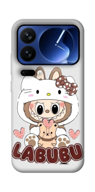 Чехол на Xiaomi 17 Pro Hello Kitty Labubu фото 1 из 1