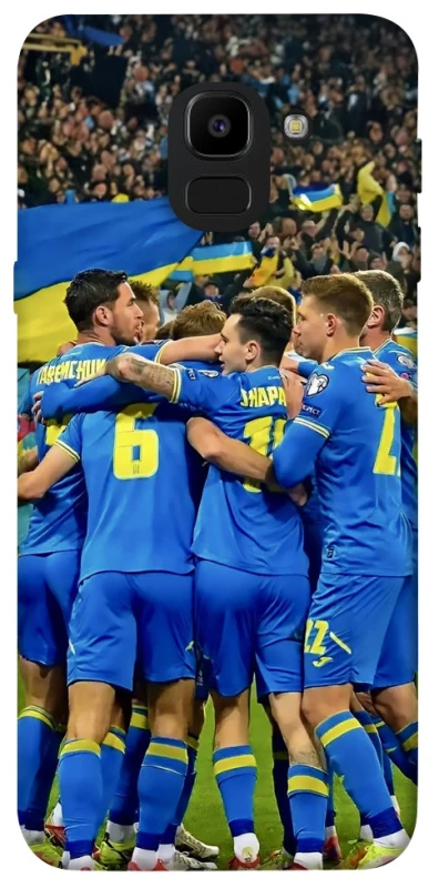 Чехол на Samsung J600F Galaxy J6 (2018) Сборная Украины v3 фото 1 из 1