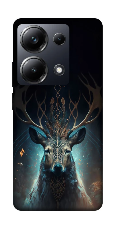 Чехол на Xiaomi Poco M6 Pro 4G Скандинавский олень v2 фото 1 из 1