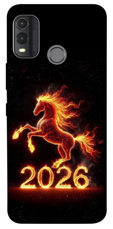Чохол на Nokia G11 Plus Red Fire Horse ver.1 фото 1 з 1