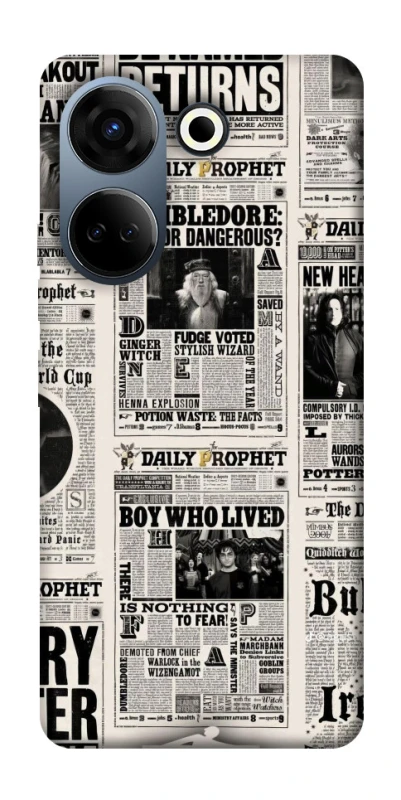 Чохол на TECNO Camon 20 Pro (CK7n) Harry Potter newspaper фото 1 з 1