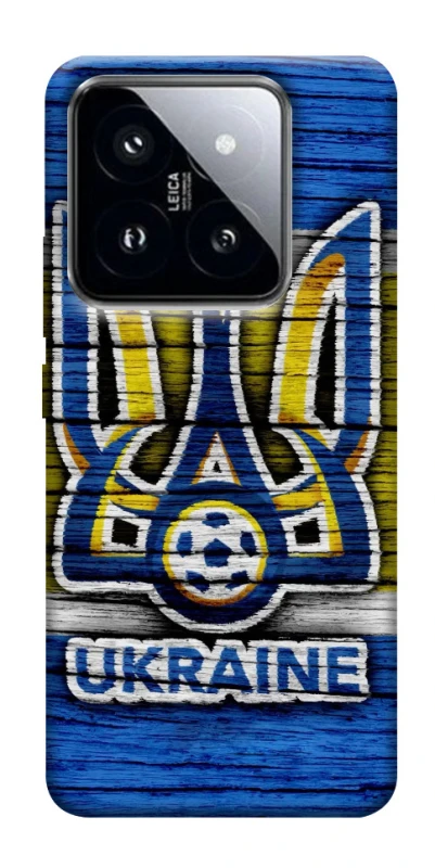 Чохол на Xiaomi 14 Pro UA-Football ver.1 фото 1 з 1