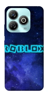 Чехол на ZTE Blade A75 4G Roblox Space Logo Blue фото 1 из 1