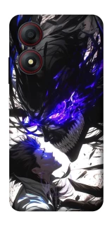 Чохол на ZTE Blade A34 4G Black soul anime фото 1 з 1