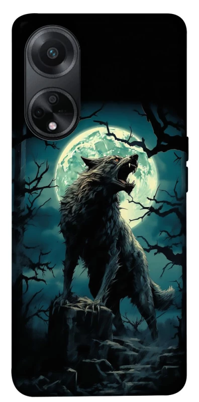 Чохол на Oppo A58 4G Вовк під місяцем фото 1 з 1