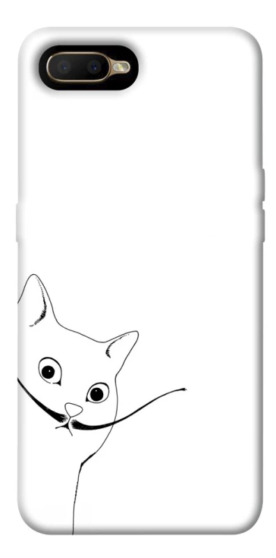 Чехол на OPPO A5 / A3S / AX5 / R15-NEO Кот Дали фото 1 из 1