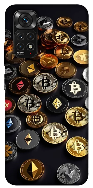 Чохол на Xiaomi Redmi Note 11 (Global) / Note 11S Many coins фото 1 з 1