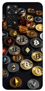 Чехол на Xiaomi Redmi Note 11 (Global) / Note 11S Many coins фото 1 из 1