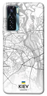 Чохол на TECNO Camon 17 Pro Kiev white map фото 1 з 1