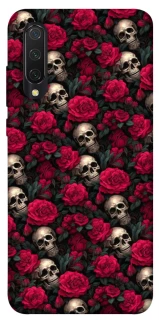 Чехол на Xiaomi Mi CC9 / Mi 9 Lite Черепа и розы фото 1 из 1