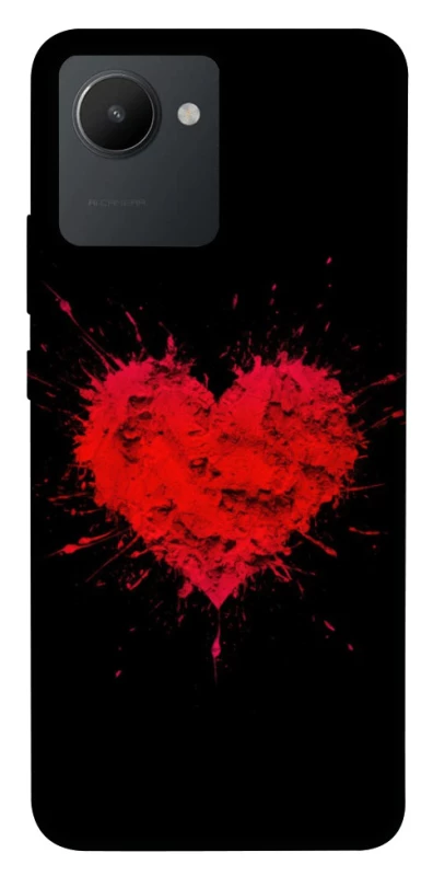 Чохол на Realme C30 Splash heart фото 1 з 1