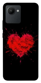 Чохол на Realme C30s Splash heart фото 1 з 1