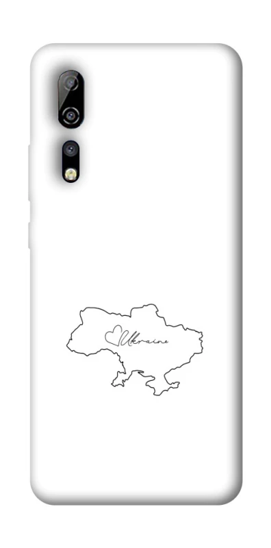 Чохол на ZTE Axon 10 Pro Ukraine map фото 1 з 1