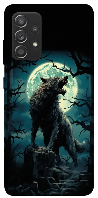 Чохол на Samsung Galaxy A72 4G / A72 5G Вовк під місяцем фото 1 з 1