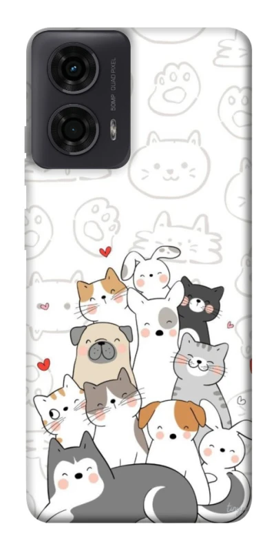 Чехол на Motorola Moto G04 Funny Pets фото 1 из 1