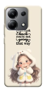 Чехол на Xiaomi Redmi Note 13 4G Don't look back фото 1 из 1
