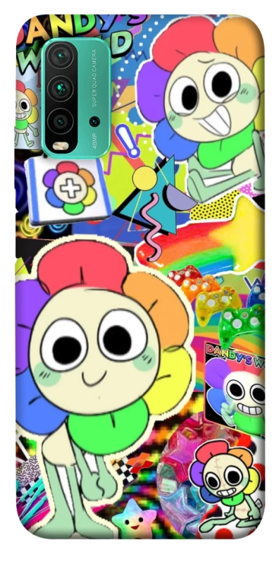 Чохол на Xiaomi Redmi Note 9 4G / Redmi 9 Power Dandy world collage фото 1 з 1