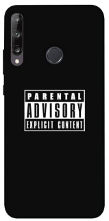 Чохол на Huawei P40 Lite E Parental Advisory Label фото 1 з 1