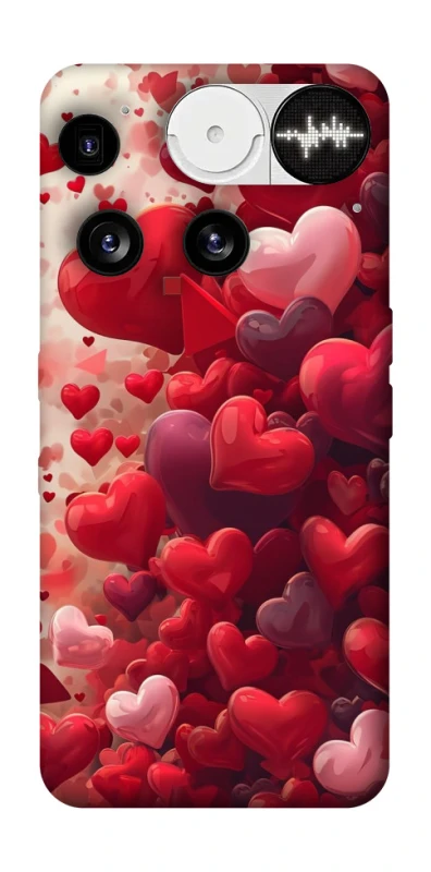 Чохол на Nothing Phone (3) Many hearts фото 1 з 1