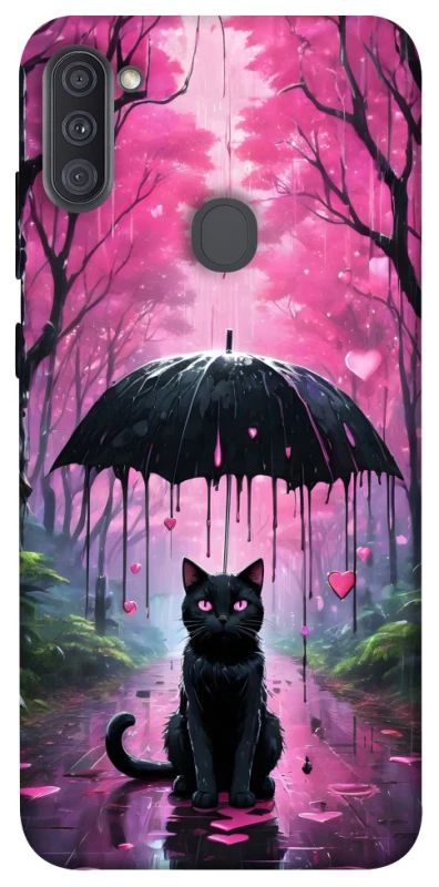 Чехол на Samsung Galaxy A11 Black cat фото 1 из 1