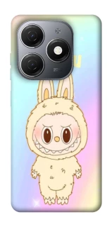 Чехол на TECNO Spark 20 Fluffy Rainbow Labubu фото 1 из 1