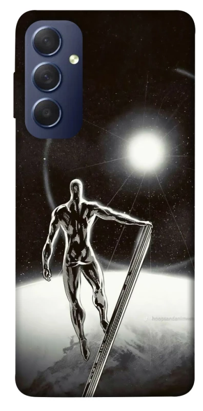 Чехол на Samsung Galaxy M54 5G Серебряный сёрфер фото 1 из 1