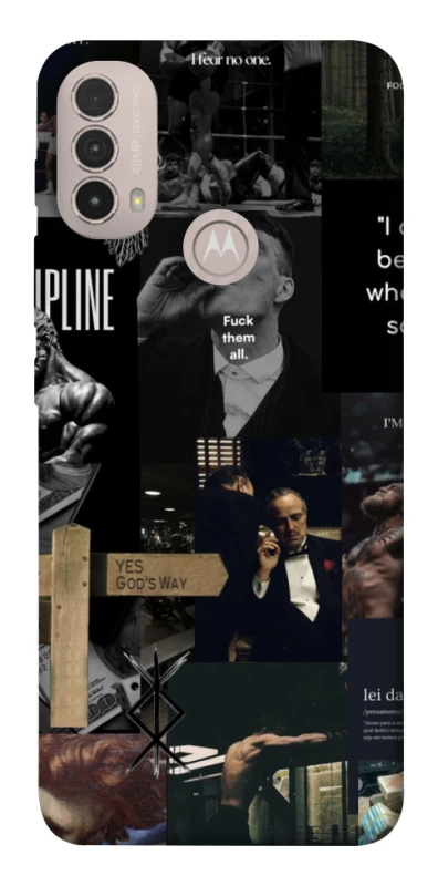 Чохол на Motorola Moto E40 Men's style v2 фото 1 з 1