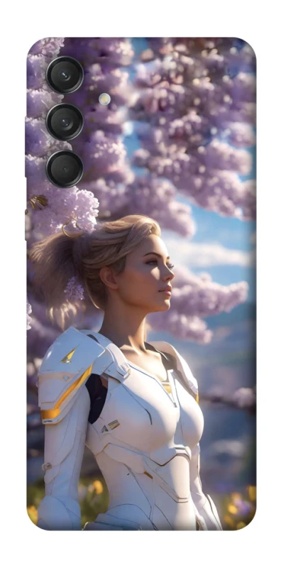 Чохол на Samsung Galaxy M55 Cyber space girl ver.1 фото 1 з 1