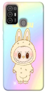 Чехол на ZTE Blade A52 Fluffy Rainbow Labubu фото 1 из 1