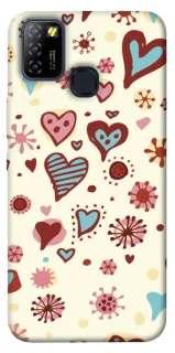 Чохол на Infinix Hot 10 Lite Pretty hearts фото 1 з 1