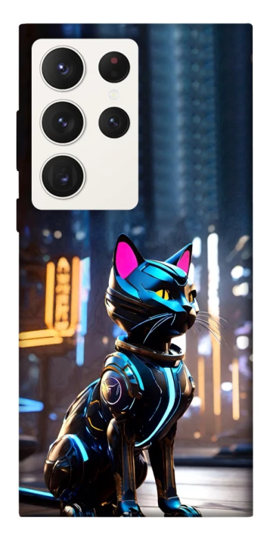 Чохол на Samsung Galaxy S23 Ultra Cyber cat фото 1 з 1