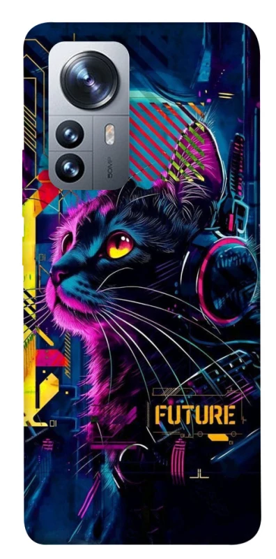 Чехол на Xiaomi 12 / 12X Cyber Cat v2 фото 1 из 1