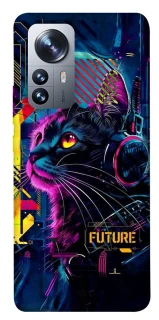 Чехол на Xiaomi 12 / 12X Cyber Cat v2 фото 1 из 1