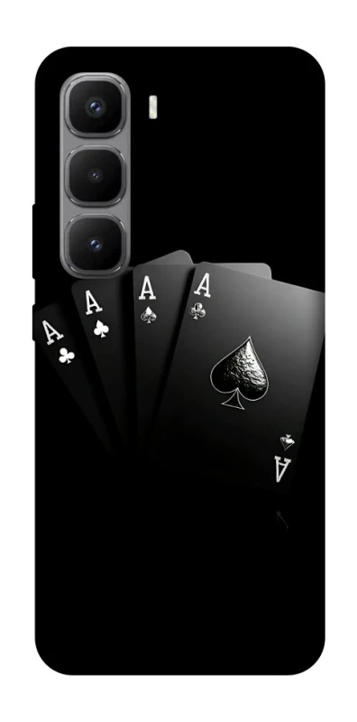 Чехол на Infinix Hot 60 Pro+ Black Cards фото 1 из 1