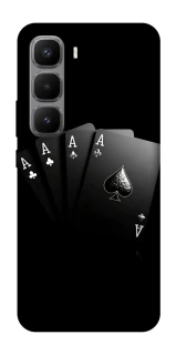 Чехол на Infinix Hot 60 Pro+ Black Cards фото 1 из 1