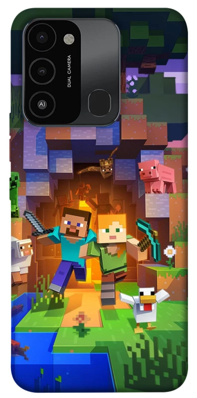 Чохол на TECNO Spark 8C Minecraft game фото 1 з 1