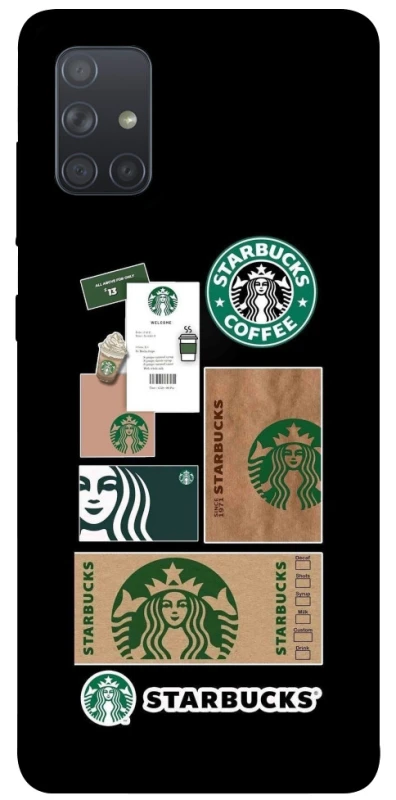 Чехол на Samsung Galaxy A71 Starbucks coffee фото 1 из 1