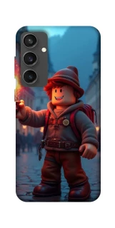 Чохол на Samsung Galaxy S24 FE Roblox Fire Logo Blue Flames фото 1 з 1