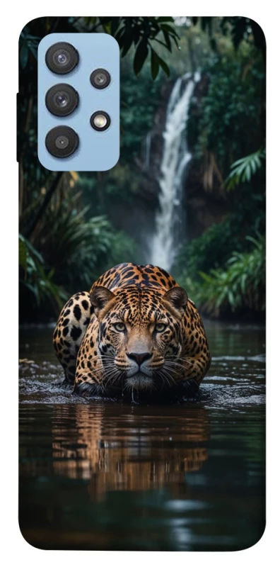 Чехол на Samsung Galaxy M32 Leopard in water фото 1 из 1