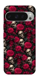 Чехол на Google Pixel 10 Pro XL Черепа и розы фото 1 из 1