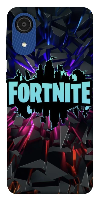Чехол на Samsung Galaxy A03 Core Fortnite logo ver.3 фото 1 из 1