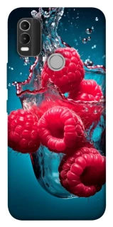 Чехол на Nokia C21 Plus Малинка в воде фото 1 из 1