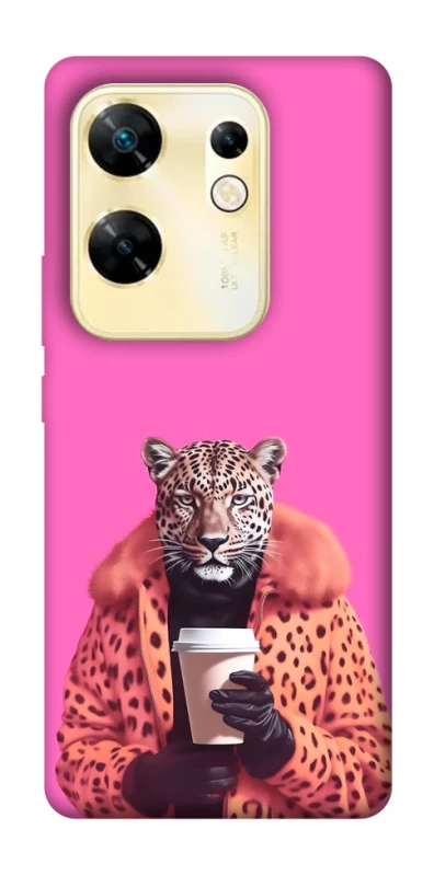 Чехол на Infinix Zero 30 4G Леопард с кофе фото 1 из 1