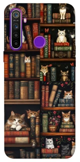 Чохол на Realme 5 Cats & Books фото 1 з 1