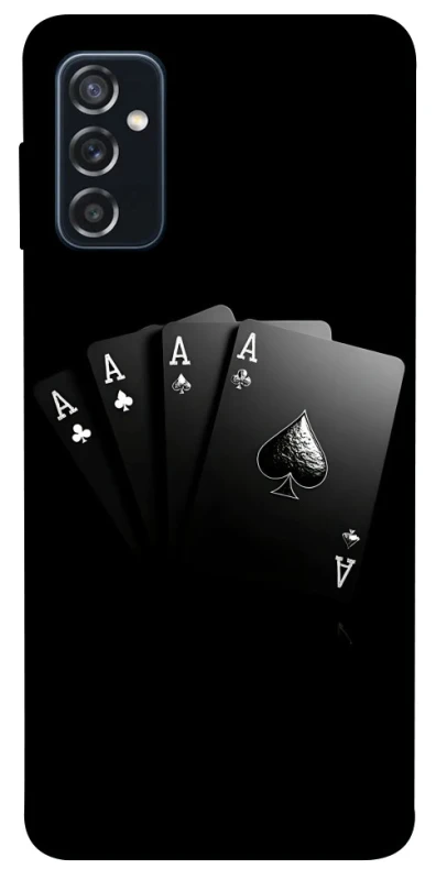 Чехол на Samsung Galaxy M52 Black Cards фото 1 из 1