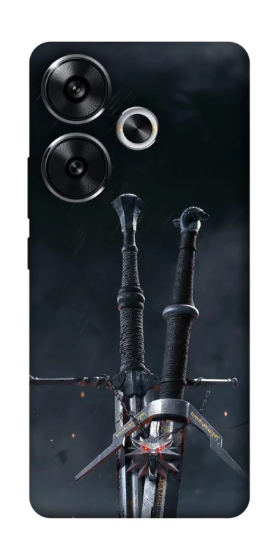 Чехол на Xiaomi Poco F6 Мечи Ведьмака фото 1 из 1