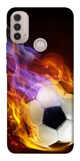 Чехол на Motorola Moto E40 Football Abstract фото 1 из 1